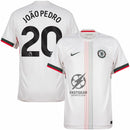 Chelsea Joao Pedro 20 Away Fan Jersey 2025/26