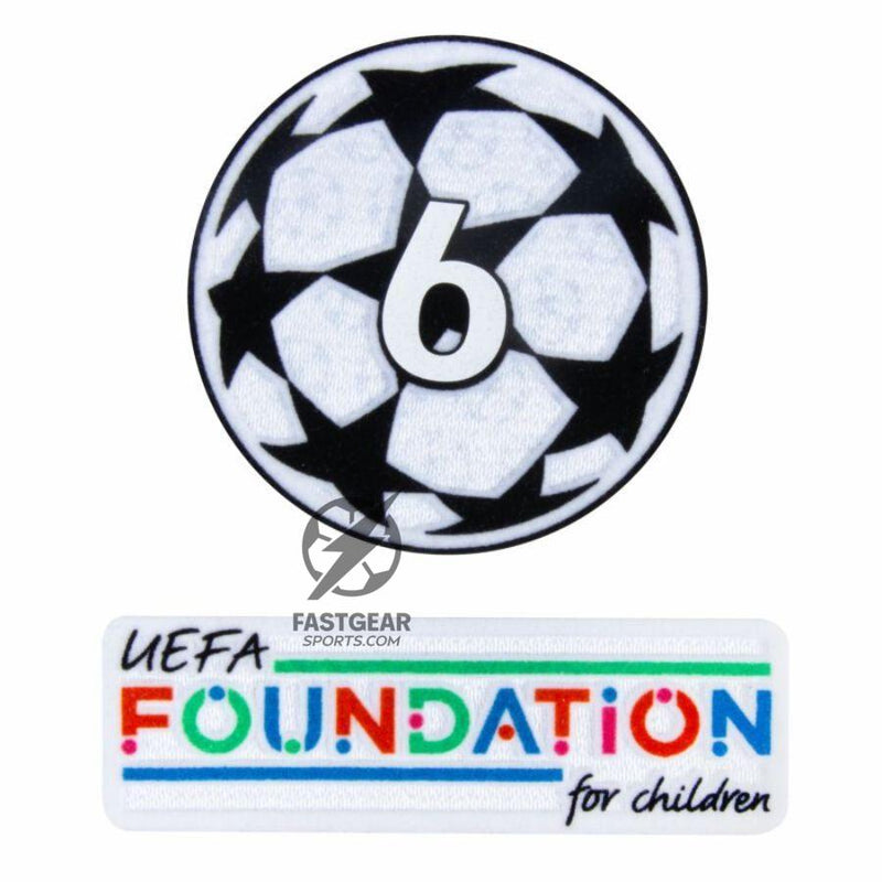 Liverpool Mohamed Salah 11 Home 2024/25 Patches UCL UEFA Foundation (Official Printing)