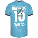 Bayer 04 Leverkusen Wirtz 10 Third Fan Jersey 2024/25 Patches UCL UEFA Foundation (Official Printing)