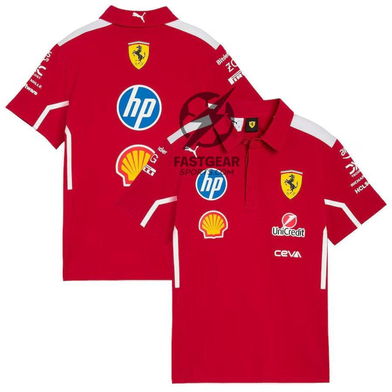 Scuderia Ferrari  2025 Team Polo Formula 1 F1 Formula One