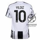 Juventus Home Yildiz 10 Fan Jersey 2025/26 Official Printing