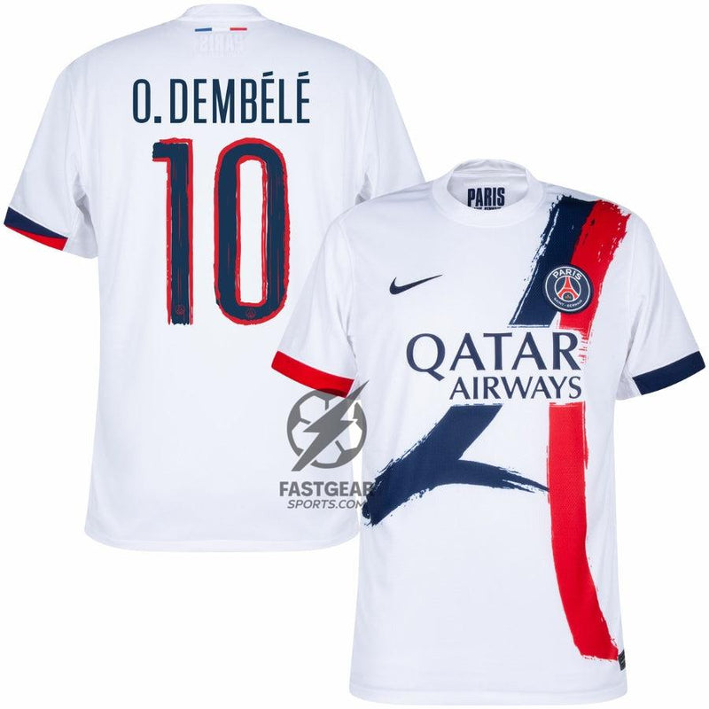 PSG O. Dembélé 10 Away Fan Jersey 2024/25