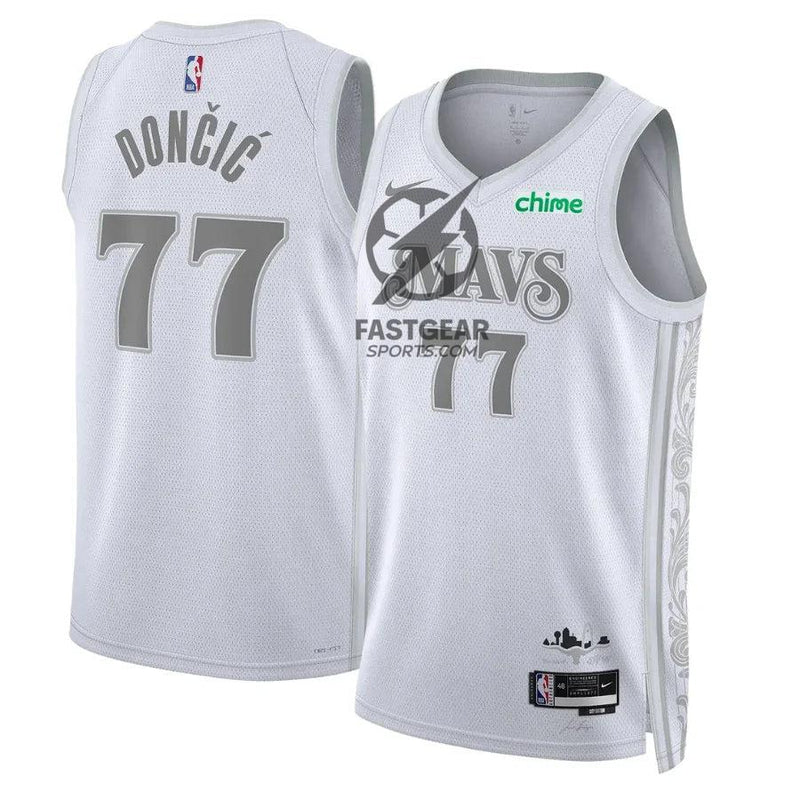 Luka Doncic 77 Dallas Mavericks City Edition 24/25 NBA Jersey