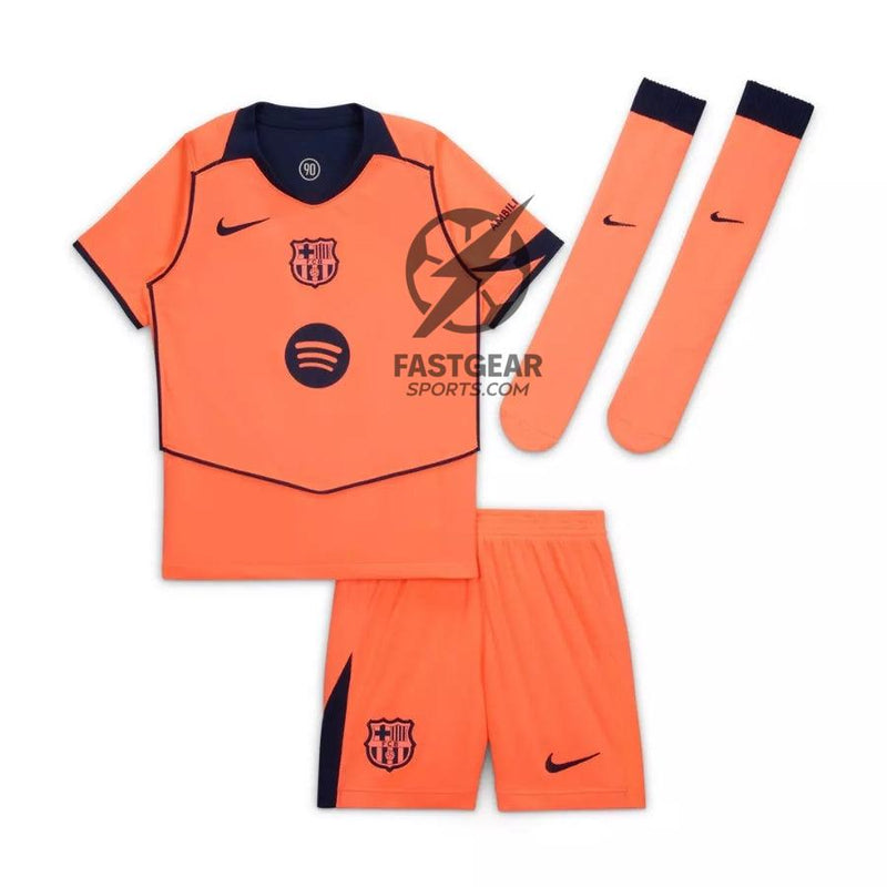 Kids Kit Barcelona Third Fan Jersey 2025/26 Shirt, shorts and socks