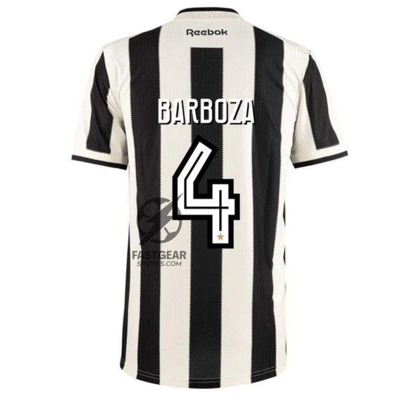 Botafogo Home fan Jersey 2024/25 Patchs Campeão Libertadores e Brasileiro + Todos Patrocinios
