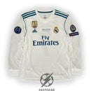 Retro Real Madrid Long-sleeve Home Jersey 2017/18
