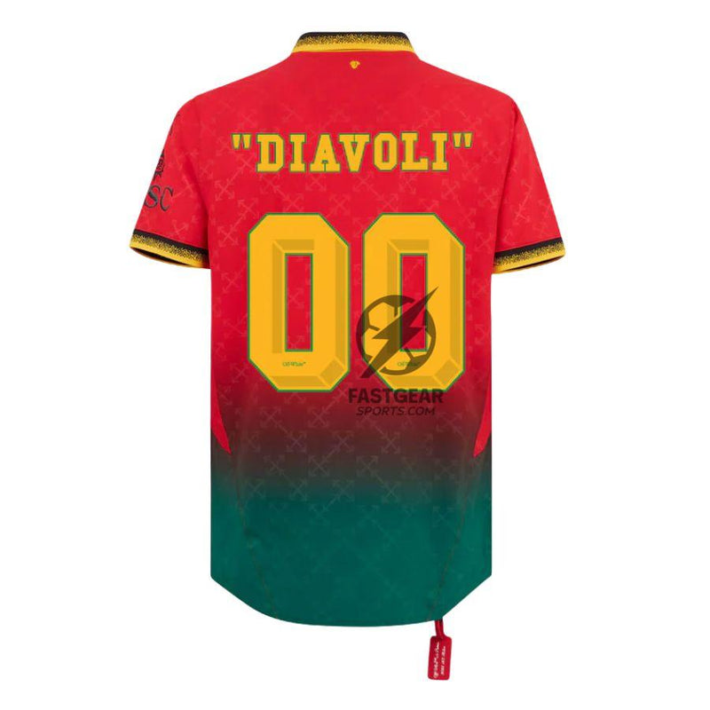 AC Milan RED JERSEY DIAVOLI X OFF-WHITE™ Fan Jersey 2025