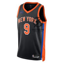 RJ Barrett New York Knicks Unisex 2023 NBA Jersey - City Edition - Black
