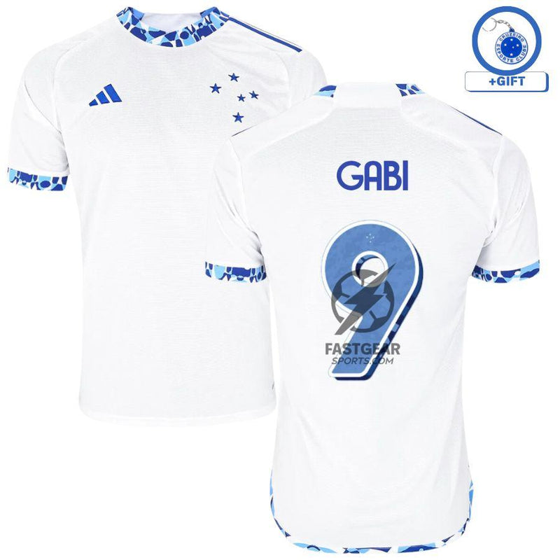 Cruzeiro Away GABI 9 Fan Jersey 2024/25 Gabigol