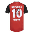 Bayer 04 Leverkusen Home Fan Jersey 2024/25 Patches UCL UEFA Foundation (Official Printing)