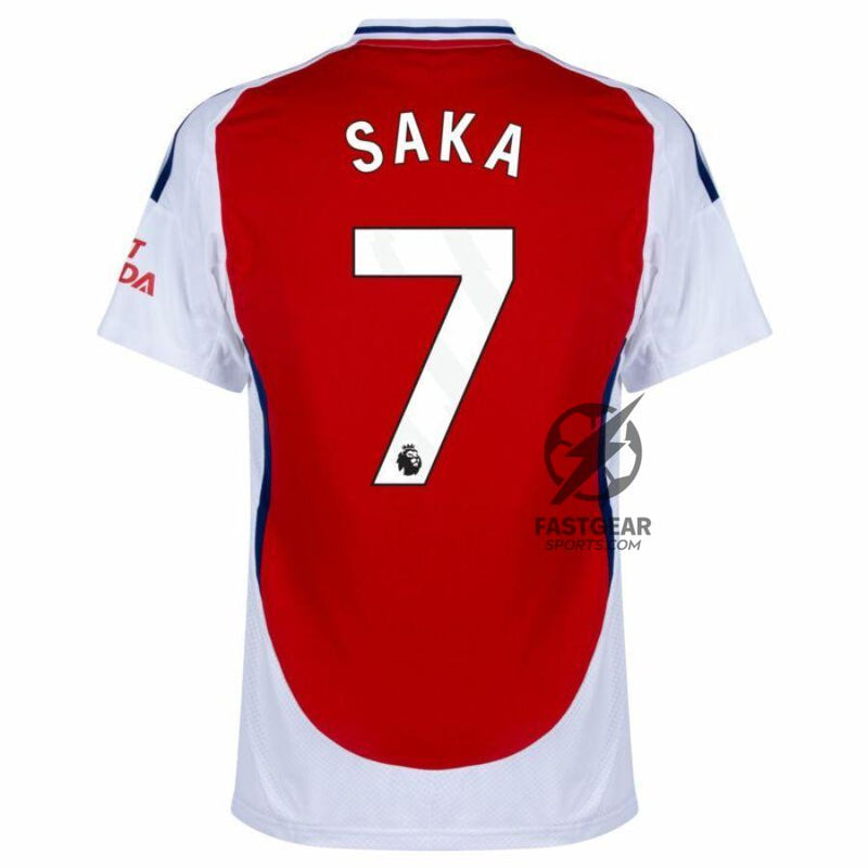Arsenal Home Fan Jersey 2024/25 Patches UCL UEFA Foundation (Official Printing)