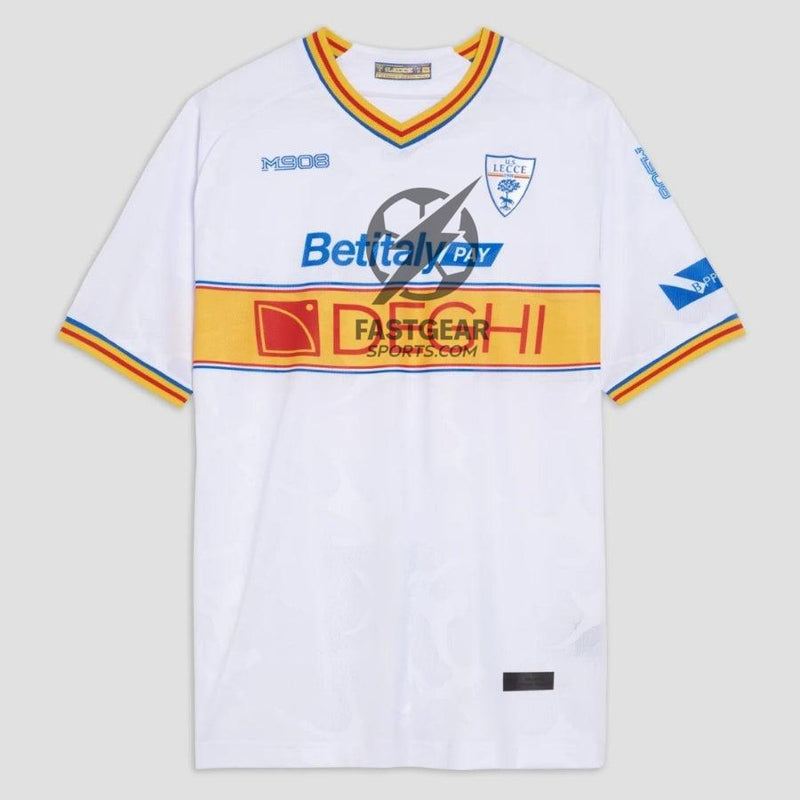 Lecce Away Fan Jersey Shirt 2025-2026