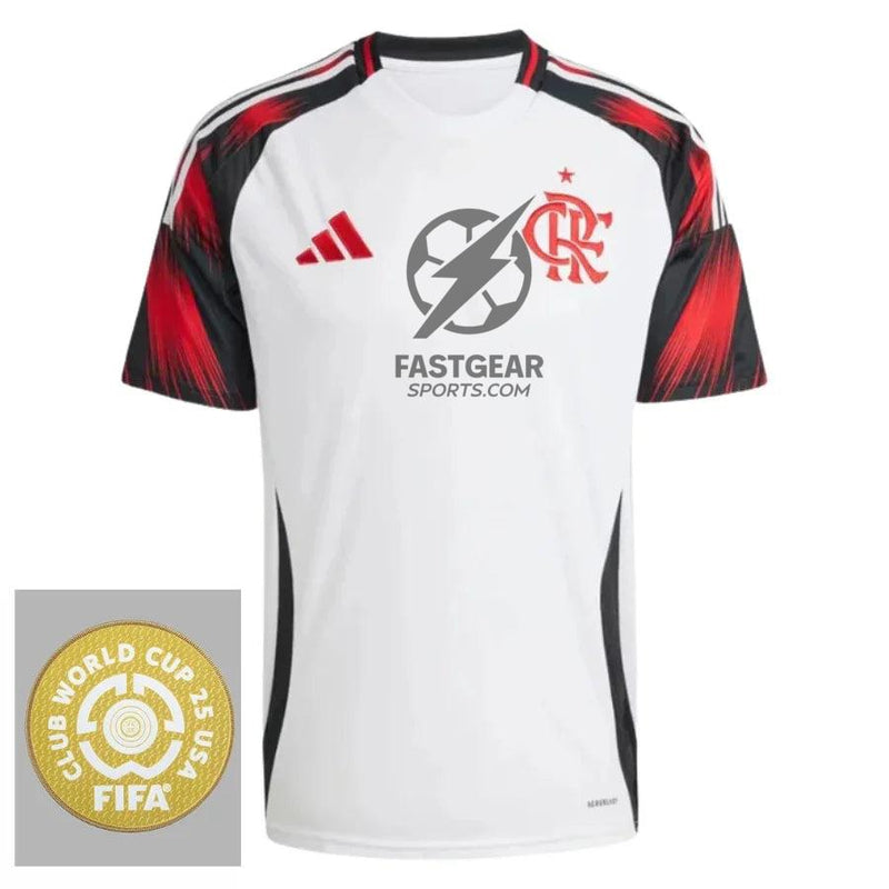 Flamengo Away Fan Jersey 2025/26 Patch Club World Cup