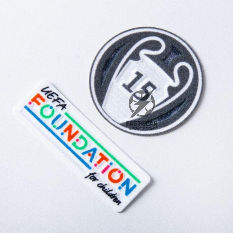 Real Madrid Modric 10 Home Fan Jersey 2024/25 Patches UCL UEFA Foundation (Official Printing)