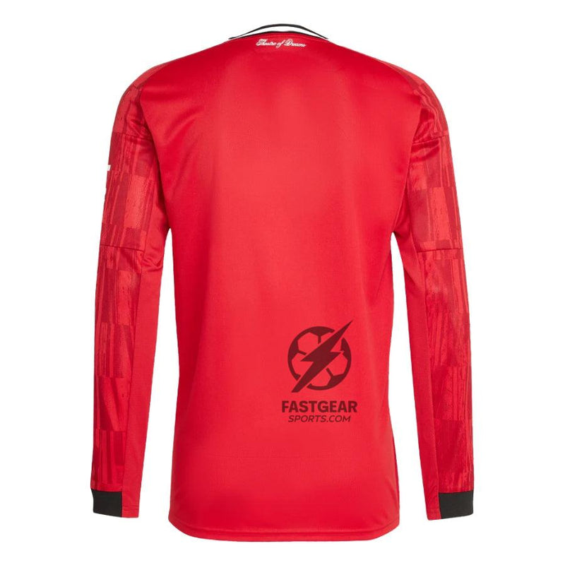 Manchester United Long Sleeve Home Fan Jersey 2025/26