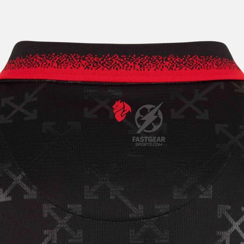 AC Milan BLACK JERSEY DIAVOLI X OFF-WHITE™ Fan Jersey 2025