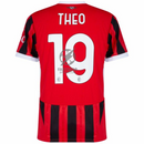 AC Milan Home Fan Jersey 2024/25 Patches UCL UEFA Foundation (Official Printing)