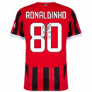 AC Milan Home Fan Jersey 2024/25 Patches UCL UEFA Foundation (Official Printing)