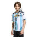 Kids Kit Argentina Home Messi 10 Fan Jersey Shirt 2026 World Cup