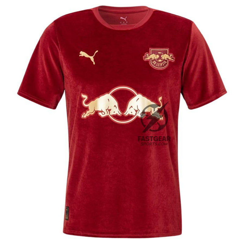 RB Leipzig Fan Jersey 	Christmas Special Edition 2024/25 Patches UCL UEFA Foundation (Official Printing)