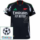 Arsenal Away Fan Jersey 2024/25 Patches UCL UEFA Foundation (Official Printing)