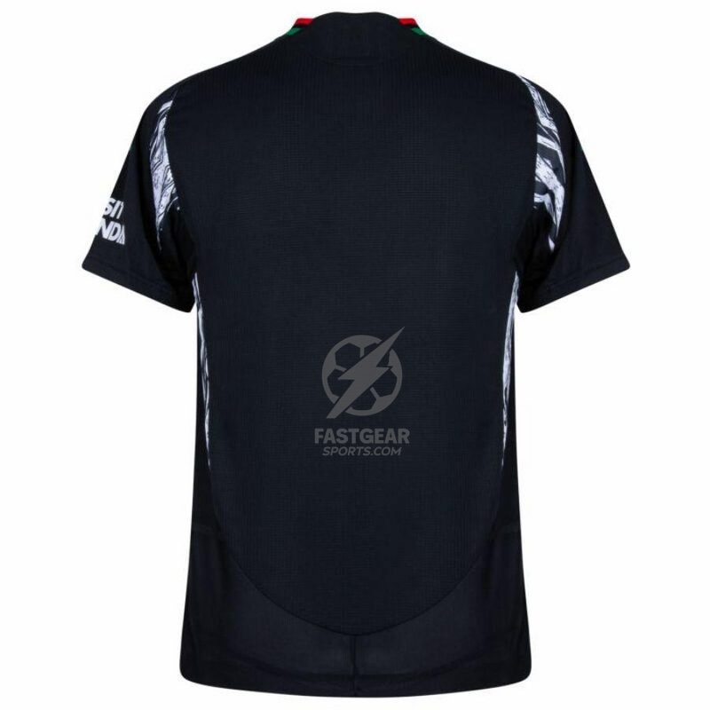 Arsenal Away Fan Jersey 2024/25 Patches UCL UEFA Foundation (Official Printing)