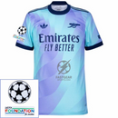 Arsenal Third Fan Jersey 2024/25 Patches UCL UEFA Foundation (Official Printing)