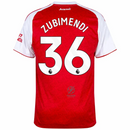 Arsenal Zubimendi 36 Home Fan Jersey 2025/26