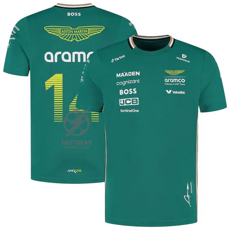 Aston Martin Aramco Cognizant F1 2025 Fernando Alonso Team Driver Formula 1 F1 Formula One