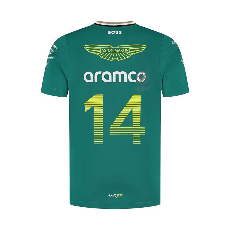Aston Martin Aramco Cognizant F1 2025 Fernando Alonso Team Driver Formula 1 F1 Formula One