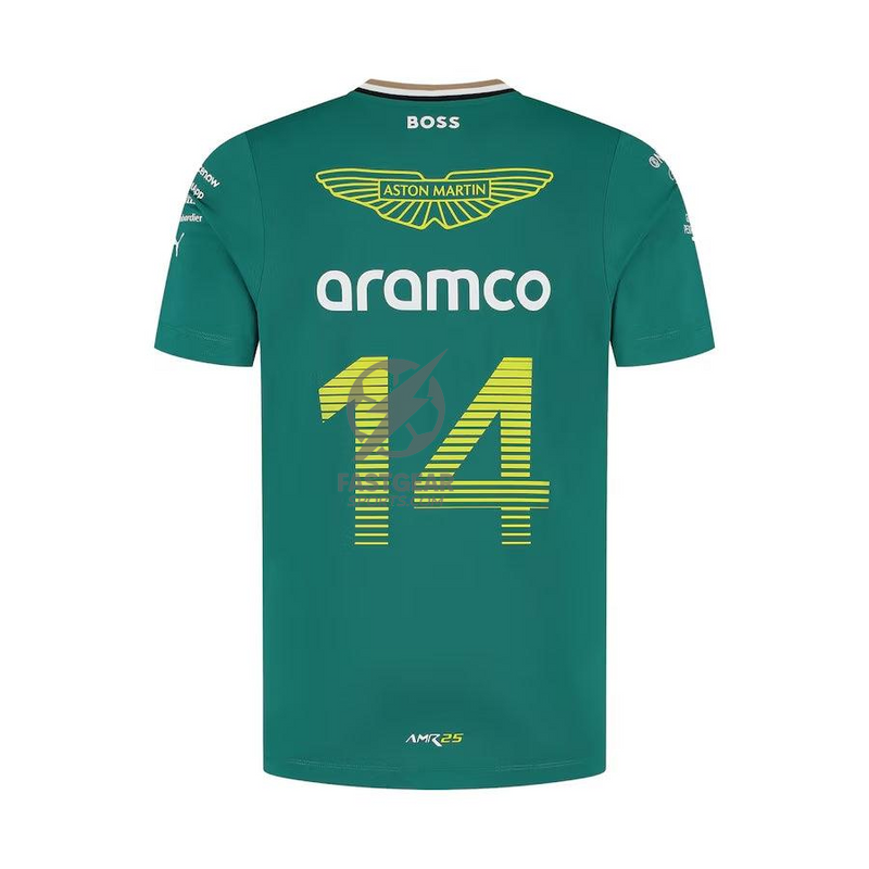 Aston Martin Aramco Cognizant F1 2025 Fernando Alonso Team Driver Formula 1 F1 Formula One