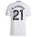 Aston Villa Marco Asensio 21 Away Fan Jersey 2024/25 Patches UCL UEFA Foundation (Official Printing)