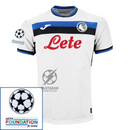Atalanta Away Fan Jersey 2024/25 Patches UCL UEFA Foundation (Official Printing)