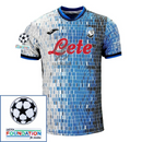Atalanta Fan Jersey 2024/25 Patches UCL UEFA Foundation (Official Printing)