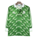 Germany Retro Away 1990 Long Sleeve Fan Jersey
