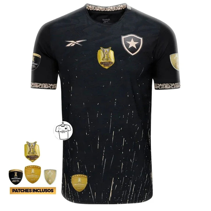 Botafogo Third Fan Jersey 2024/25 Patchs Campeão Libertadores