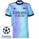 Arsenal Ødegaard 8 Third Fan Jersey 2024/25 Patches UCL UEFA Foundation (Official Printing)