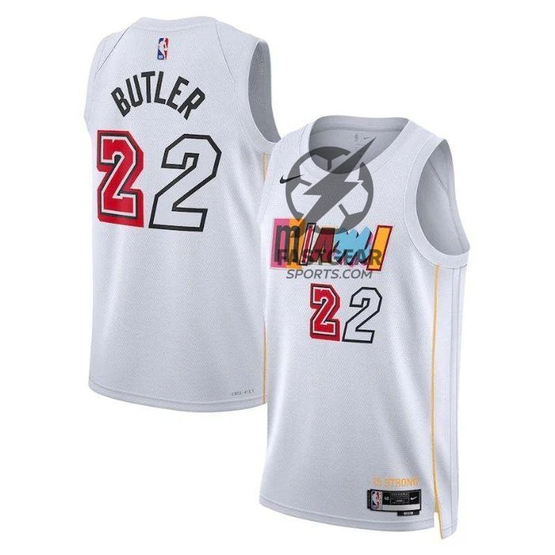 Jimmy Butler Miami Heat Unisex 2023 NBA Jersey - City Edition - White