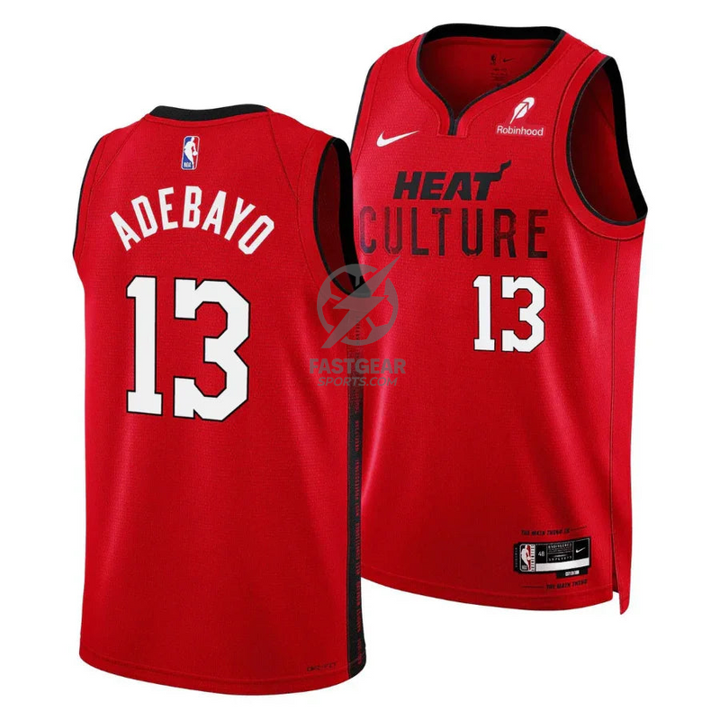 Bam Adebayo 13 Miami Heat City Edition 25/26 NBA Jersey
