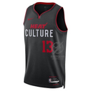 Bam Adebayo Miami Heat Unisex 23/24 NBA Jersey - Black - City Edition