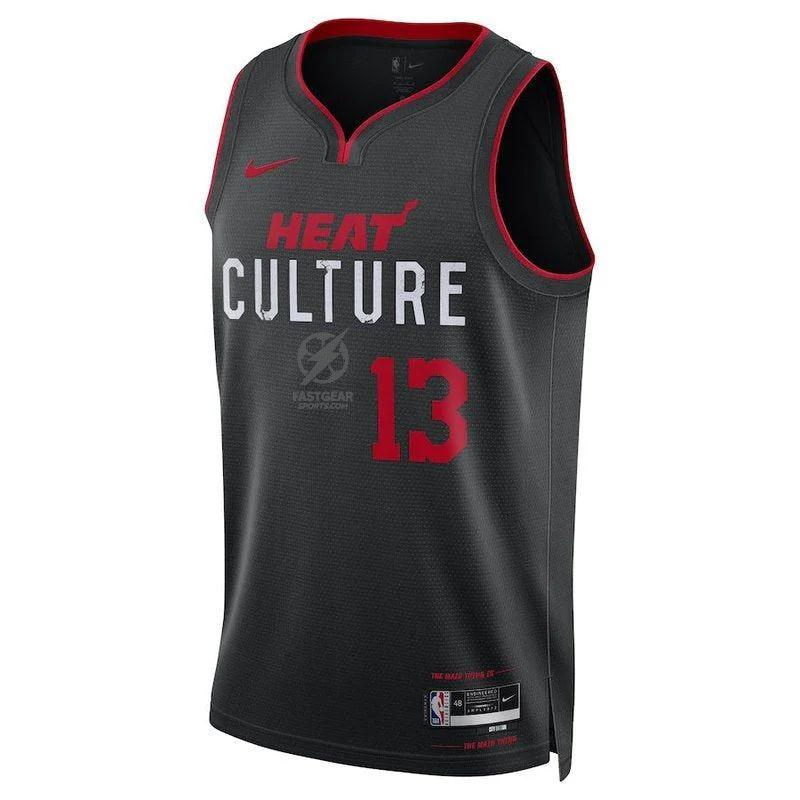 Bam Adebayo Miami Heat Unisex 23/24 NBA Jersey - Black - City Edition