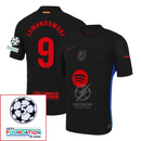 Barcelona Away 2024/25 Patches UCL UEFA Foundation (Official Printing)