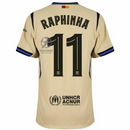 Barcelona Away Raphinha 11 Fan Jersey 2025/26 Official Printing (La Liga)