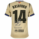 Barcelona Away Rashford 14 Fan Jersey 2025/26 Official Printing (La Liga)