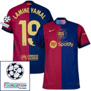 Barcelona Home 2024/25 Patches UCL UEFA Foundation (Official Printing)