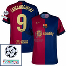 Barcelona Home 2024/25 Patches UCL UEFA Foundation (Official Printing)