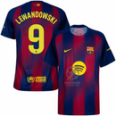 Barcelona Home Lewandowski 9 Home Fan Jersey 2025/26