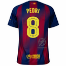 Barcelona Home Pedri 8 Home Fan Jersey 2025/26