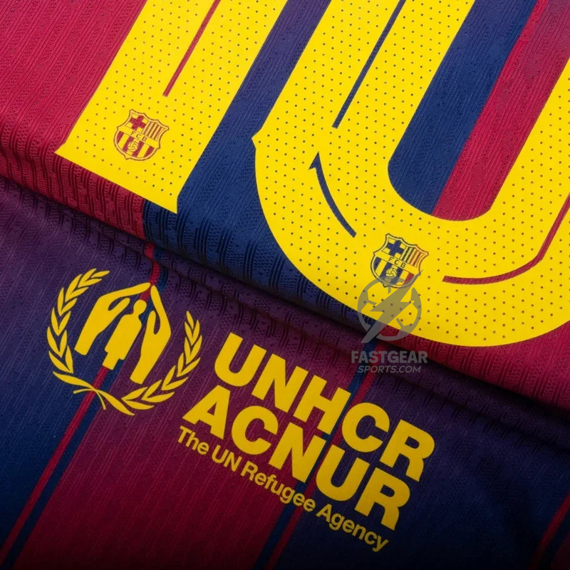 Barcelona Lamine Yamal 10 Home Authentic Player 2025/26 Dri-Fit ADV Match - La Liga Patch