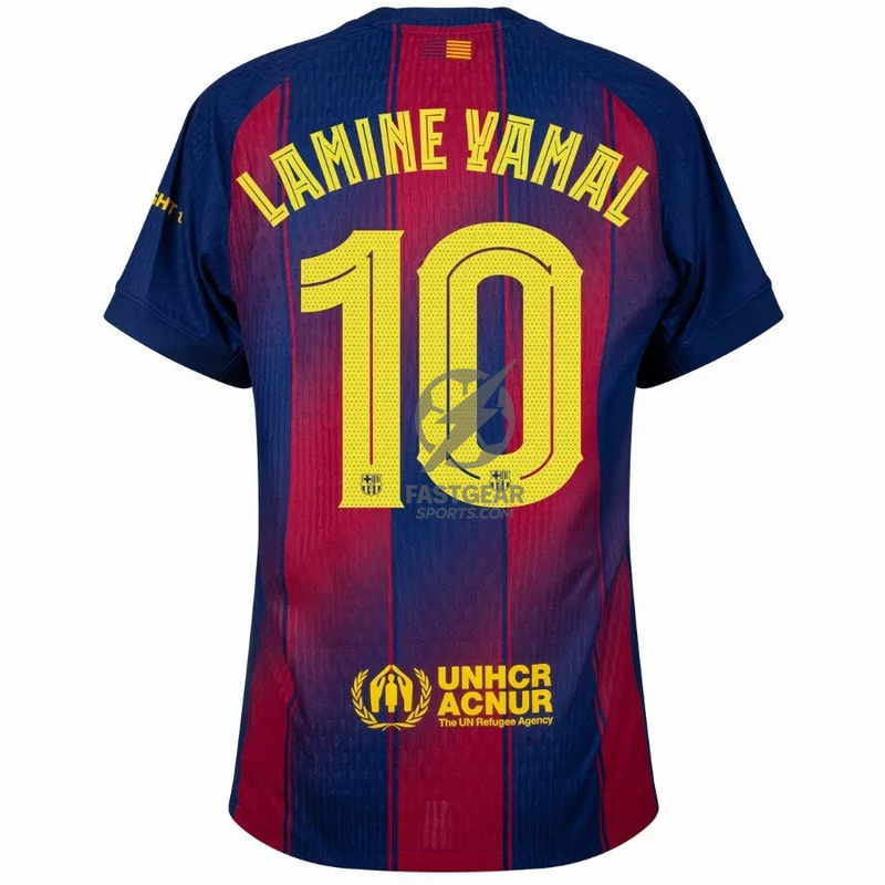 Barcelona Lamine Yamal 10 Home Authentic Player 2025/26 Dri-Fit ADV Match - La Liga Patch